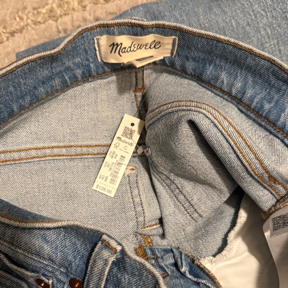 Madewell Women's Sky Blue High Rise Jeans